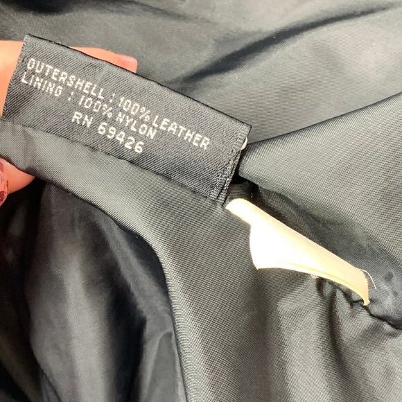 Wilsons Leather Black Leather Jacket - Picture 7 of 8